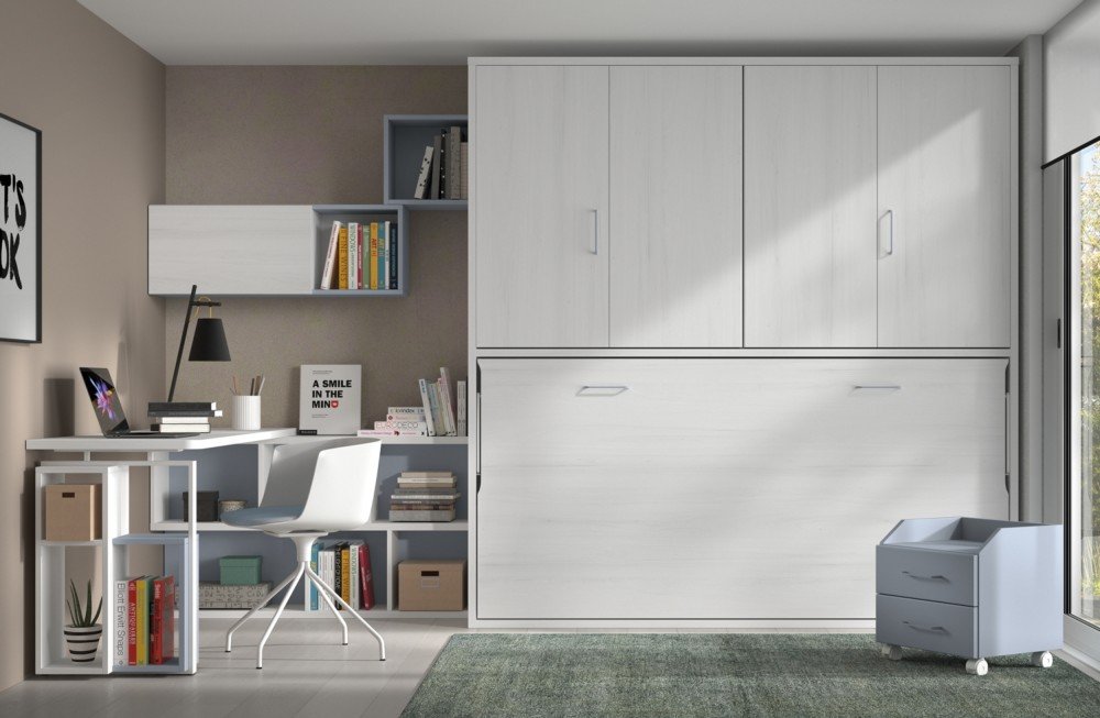 cama plegable pared